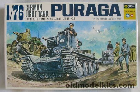 Fujimi 1/76 German Light Tank Puraga, 6 plastic model kit